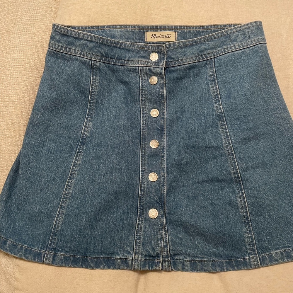 Madewell Jean skirt, size 8